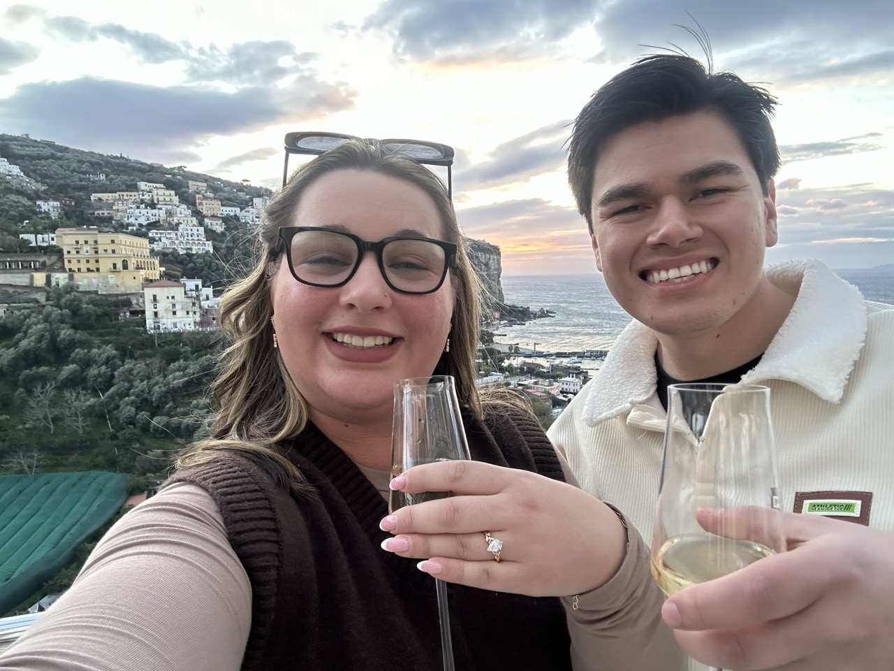 Shannen and David at the Colosseum